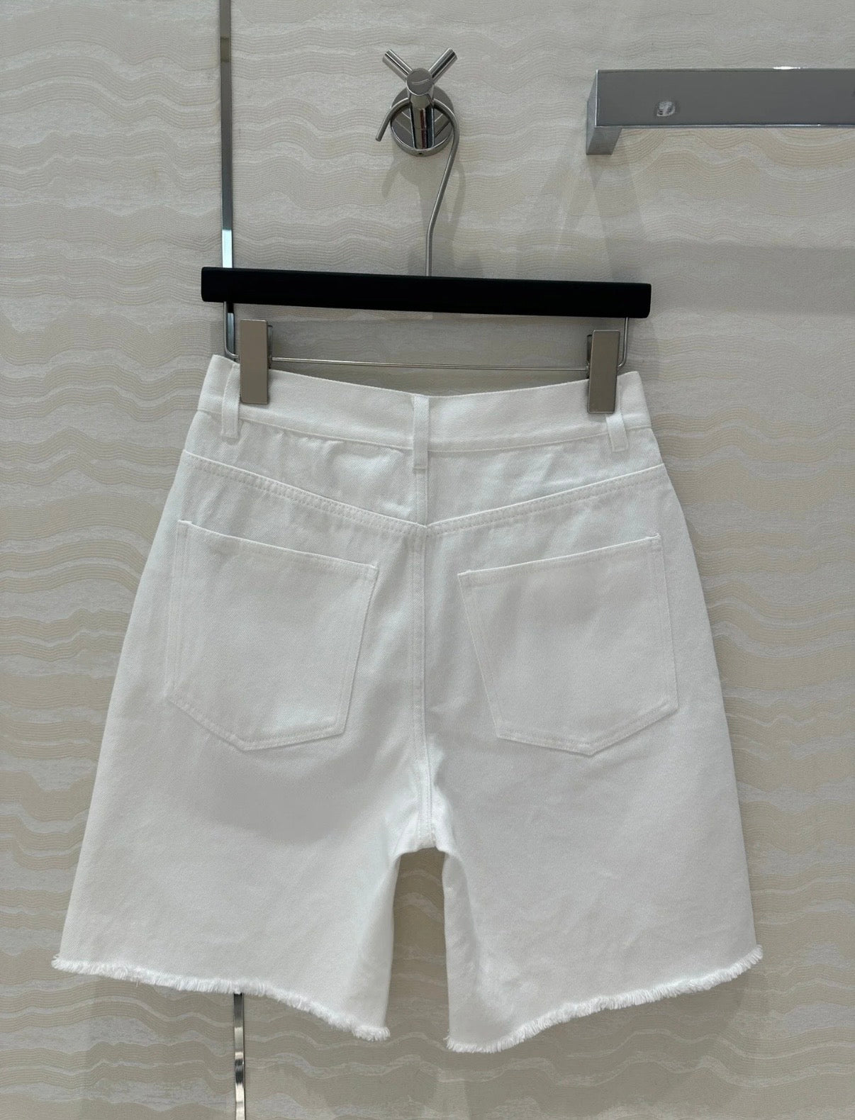 Prada Denim Short White cotton